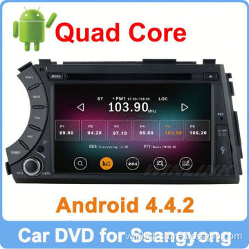 Ownice Quad Core Cortex A9 Pure Android 4.4.2 for Kyron Actyon 2006-2012 dvd radio Support TPMS OBD
